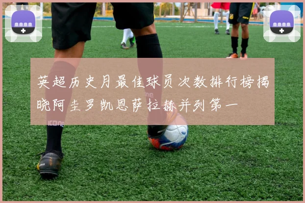 英超历史月最佳球员次数排行榜揭晓阿圭罗凯恩萨拉赫并列第一