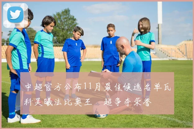 中超官方公布11月最佳候选名单瓦科吴曦法比奥王燊超争夺荣誉