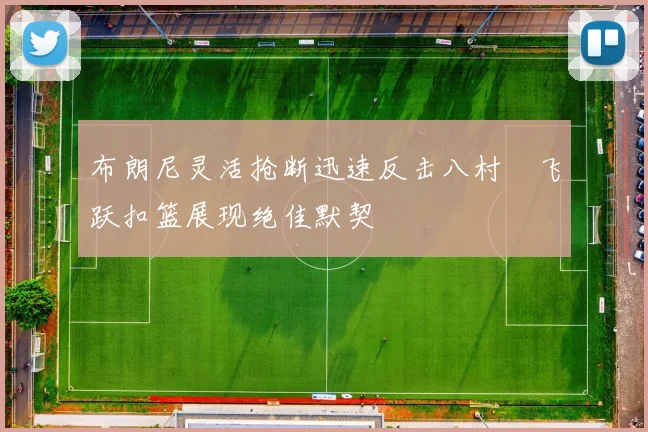 布朗尼灵活抢断迅速反击八村塁飞跃扣篮展现绝佳默契