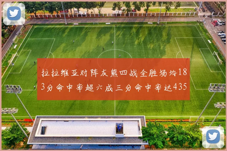 拉拉维亚对阵灰熊四战全胜场均183分命中率超六成三分命中率达435